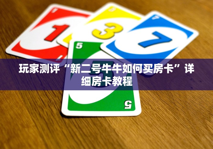 玩家测评“新二号牛牛如何买房卡”详细房卡教程
