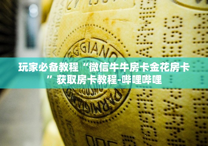 玩家必备教程“微信牛牛房卡金花房卡”获取房卡教程-哔哩哔哩